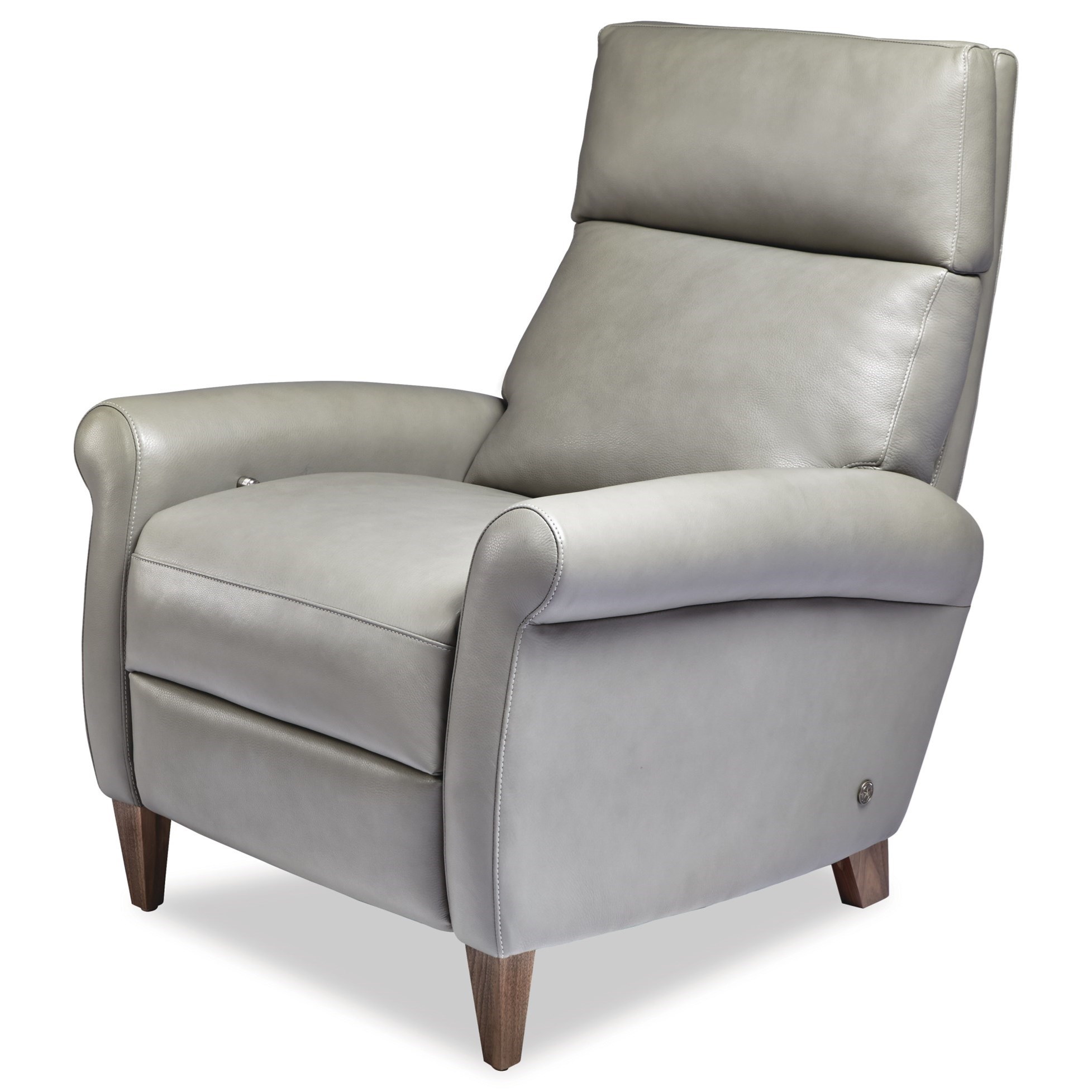 American Leather Adley Contemporary High Leg Comfort Recliner Williams & Kay High Leg Recliners